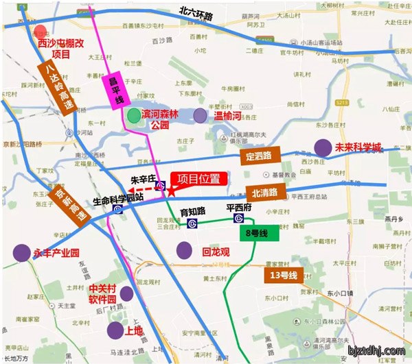 项目位置示意图