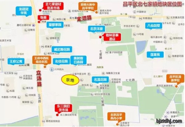 项目地块区位图